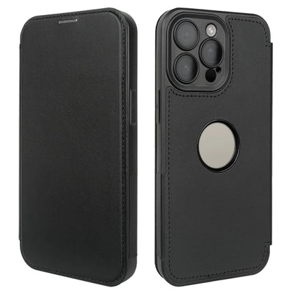 For iPhone 13 Pro Max Magnetic Case RCS Eco Friendly Phone Cover with Kickstand RFID Blocking - Black