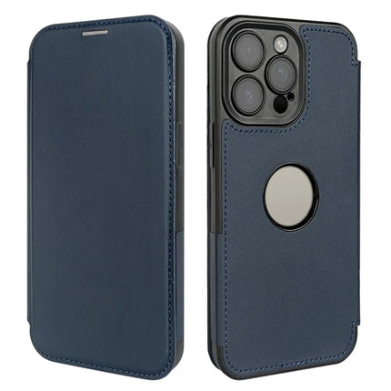 For iPhone 13 Pro Max Magnetic Case RCS Eco Friendly Phone Cover with Kickstand RFID Blocking - Blue