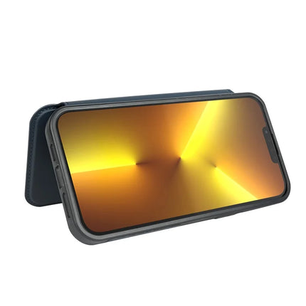 For iPhone 13 Pro Max Magnetic Case RCS Eco Friendly Phone Cover with Kickstand RFID Blocking