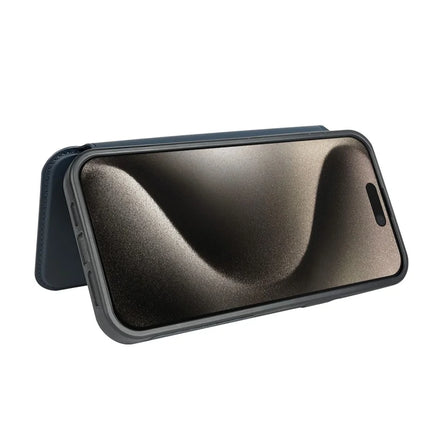 For iPhone 15 Pro Max Magnetic Case RCS Eco Friendly Phone Cover with Kickstand RFID Blocking