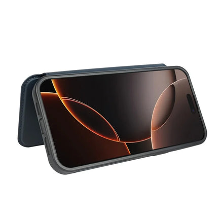 For iPhone 16 Pro Max Magnetic Case RCS Eco Friendly Phone Cover with Kickstand RFID Blocking