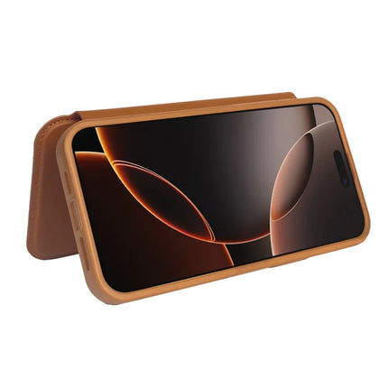 For iPhone 16 Pro Max Magnetic Case RCS Eco Friendly Phone Cover with Kickstand RFID Blocking