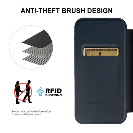 For iPhone 16 Plus Magnetic Case RCS Eco Friendly Phone Cover with Kickstand RFID Blocking