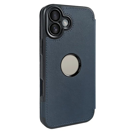 For iPhone 16 Plus Magnetic Case RCS Eco Friendly Phone Cover with Kickstand RFID Blocking