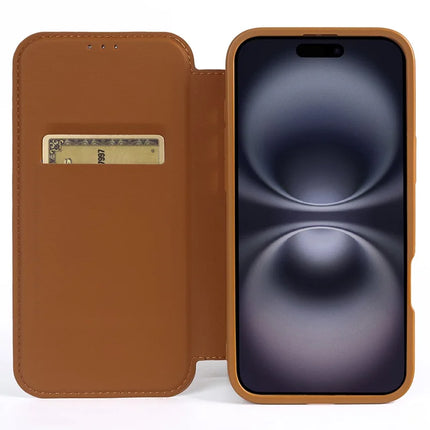 For iPhone 16 Plus Magnetic Case RCS Eco Friendly Phone Cover with Kickstand RFID Blocking