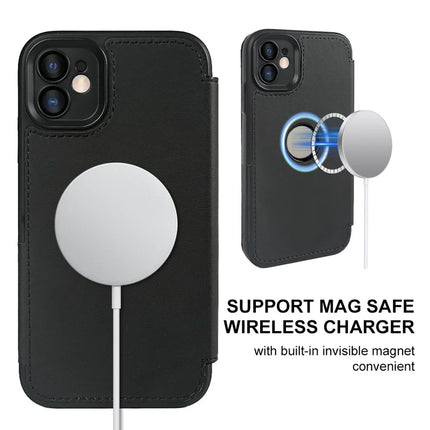 For iPhone 11 Magnetic Case RCS Eco Friendly Phone Cover with Kickstand RFID Blocking