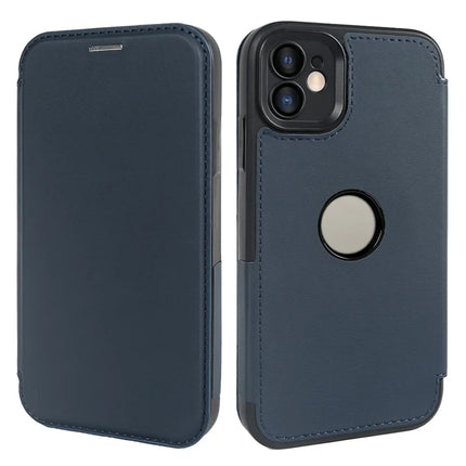 For iPhone 11 Magnetic Case RCS Eco Friendly Phone Cover with Kickstand RFID Blocking - Blue