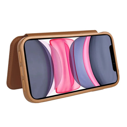For iPhone 11 Magnetic Case RCS Eco Friendly Phone Cover with Kickstand RFID Blocking