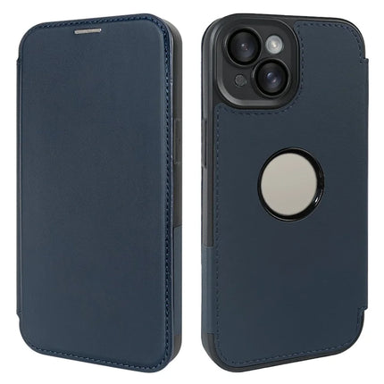 For iPhone 13 Magnetic Case RCS Eco Friendly Phone Cover with Kickstand RFID Blocking - Blue
