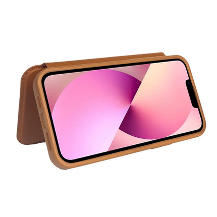 For iPhone 13 Magnetic Case RCS Eco Friendly Phone Cover with Kickstand RFID Blocking