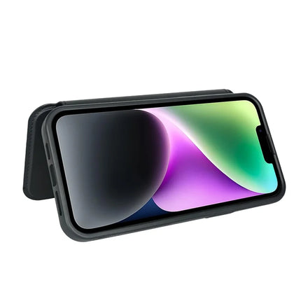 For iPhone 14 Magnetic Case RCS Eco Friendly Phone Cover with Kickstand RFID Blocking