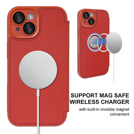 For iPhone 14 Magnetic Case RCS Eco Friendly Phone Cover with Kickstand RFID Blocking