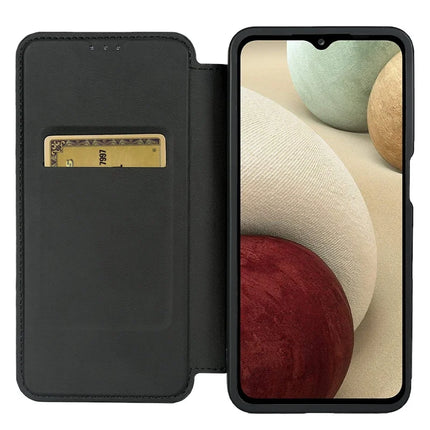 For Samsung Galaxy A12 Magnetic Case RCS Eco Friendly Phone Cover with Kickstand RFID Blocking