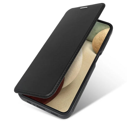 For Samsung Galaxy A12 Magnetic Case RCS Eco Friendly Phone Cover with Kickstand RFID Blocking