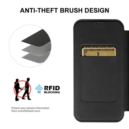 For Samsung Galaxy A12 Magnetic Case RCS Eco Friendly Phone Cover with Kickstand RFID Blocking