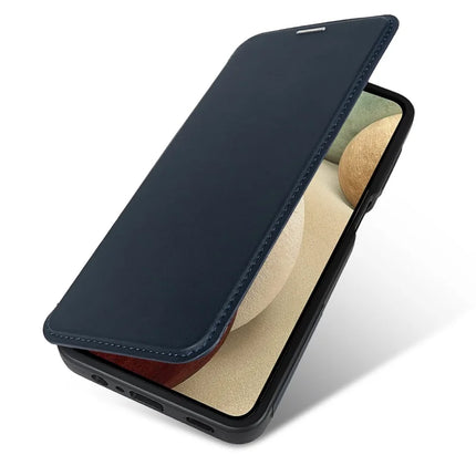 For Samsung Galaxy A12 Magnetic Case RCS Eco Friendly Phone Cover with Kickstand RFID Blocking