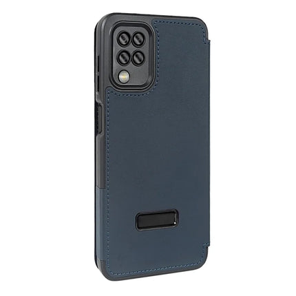 For Samsung Galaxy A12 Magnetic Case RCS Eco Friendly Phone Cover with Kickstand RFID Blocking