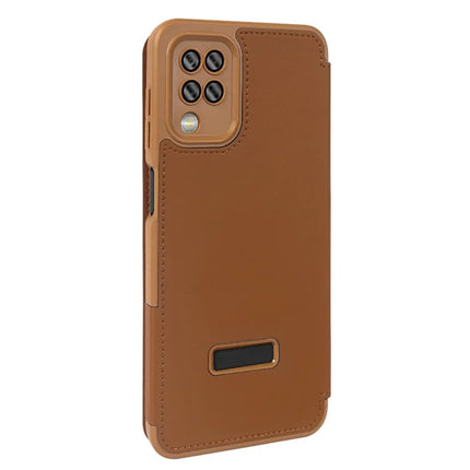 For Samsung Galaxy A12 Magnetic Case RCS Eco Friendly Phone Cover with Kickstand RFID Blocking