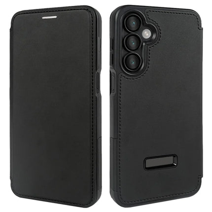 For Samsung Galaxy A16 5G Magnetic Case RCS Eco Friendly Phone Cover with Kickstand RFID Blocking - Black