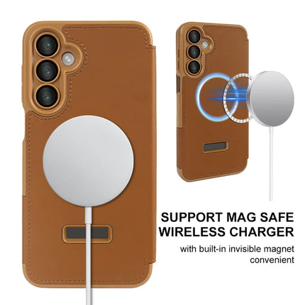 For Samsung Galaxy A16 5G Magnetic Case RCS Eco Friendly Phone Cover with Kickstand RFID Blocking
