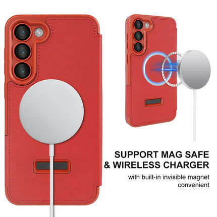 For Samsung Galaxy S23+ Magnetic Case RCS Eco Friendly Phone Cover with Kickstand RFID Blocking
