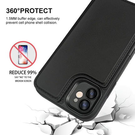 For iPhone 11 Magnetic Case RCS Eco Friendly Flip Phone Cover with Kickstand RFID Blocking