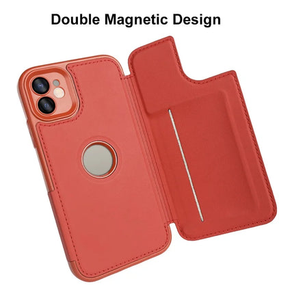 For iPhone 11 Magnetic Case RCS Eco Friendly Flip Phone Cover with Kickstand RFID Blocking