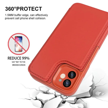 For iPhone 11 Magnetic Case RCS Eco Friendly Flip Phone Cover with Kickstand RFID Blocking