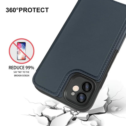 For iPhone 11 Magnetic Case RCS Eco Friendly Flip Phone Cover with Kickstand RFID Blocking