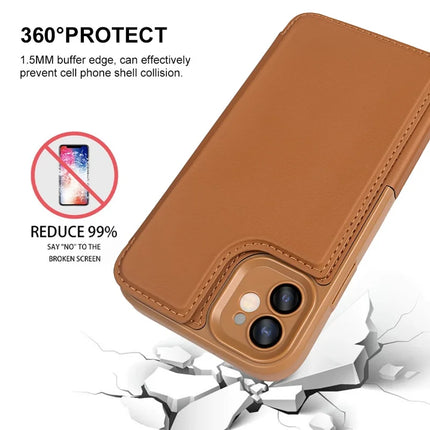For iPhone 11 Magnetic Case RCS Eco Friendly Flip Phone Cover with Kickstand RFID Blocking