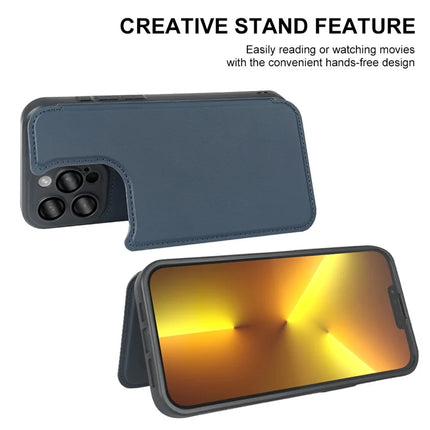 For iPhone 13 Pro Max Magnetic Case RCS Eco Friendly Flip Phone Cover with Kickstand RFID Blocking