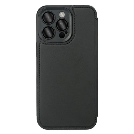 For iPhone 15 Pro Max Magnetic Case RCS Eco Friendly Flip Phone Cover with Kickstand RFID Blocking