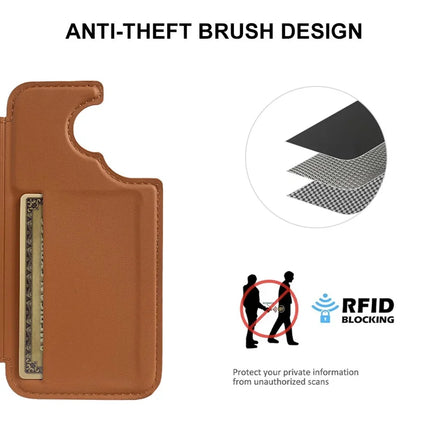 For iPhone 16 Magnetic Case RCS Eco Friendly Flip Phone Cover with Kickstand RFID Blocking