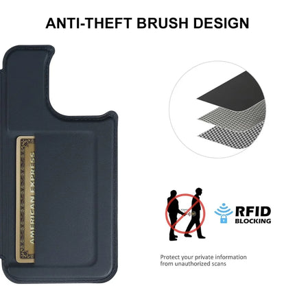 For iPhone 16 Pro Max Magnetic Case RCS Eco Friendly Flip Phone Cover with Kickstand RFID Blocking