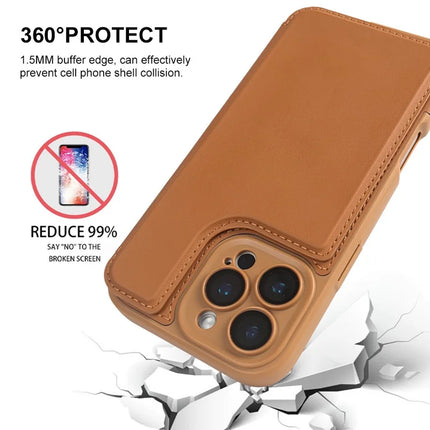 For iPhone 16 Pro Max Magnetic Case RCS Eco Friendly Flip Phone Cover with Kickstand RFID Blocking