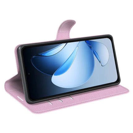 For Oppo Reno13 5G (Global) Case Litchi Texture Shockproof Leather Wallet Phone Cover