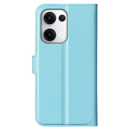 For Oppo Reno13 5G (Global) Case Litchi Texture Shockproof Leather Wallet Phone Cover