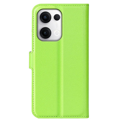 For Oppo Reno13 5G (Global) Case Litchi Texture Shockproof Leather Wallet Phone Cover