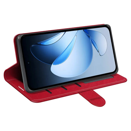 For Oppo Reno13 5G (Global) Wallet Case Crazy Horse Texture Stand Leather Phone Cover