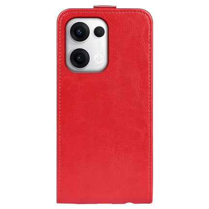 For Oppo Reno13 5G (Global) Case with Card Slots Vertical Flip Leather Phone Cover