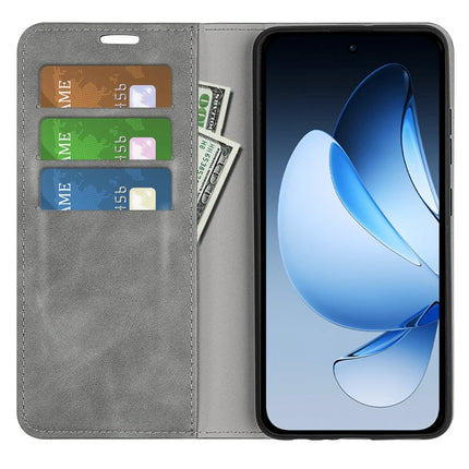 For Oppo Reno13 5G (Global) Case Skin Touch Leather Wallet Phone Cover