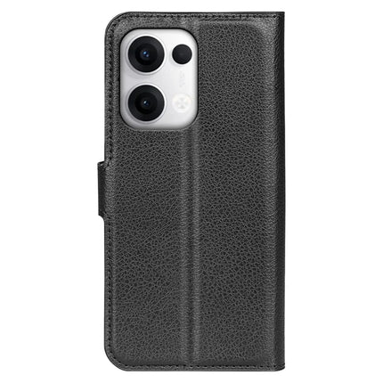 For Oppo Reno13 Pro 5G Case Litchi Texture Shockproof Leather Wallet Phone Cover
