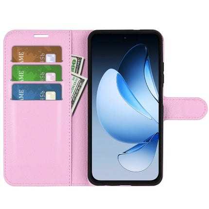 For Oppo Reno13 Pro 5G Case Litchi Texture Shockproof Leather Wallet Phone Cover