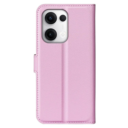For Oppo Reno13 Pro 5G Case Litchi Texture Shockproof Leather Wallet Phone Cover