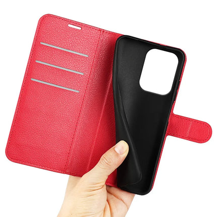 For Oppo Reno13 Pro 5G Case Litchi Texture Shockproof Leather Wallet Phone Cover