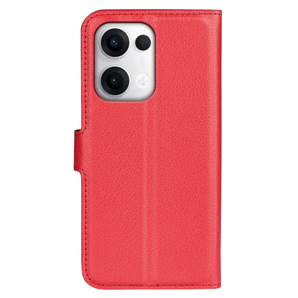 For Oppo Reno13 Pro 5G Case Litchi Texture Shockproof Leather Wallet Phone Cover