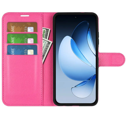 For Oppo Reno13 Pro 5G Case Litchi Texture Shockproof Leather Wallet Phone Cover