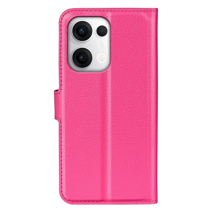 For Oppo Reno13 Pro 5G Case Litchi Texture Shockproof Leather Wallet Phone Cover