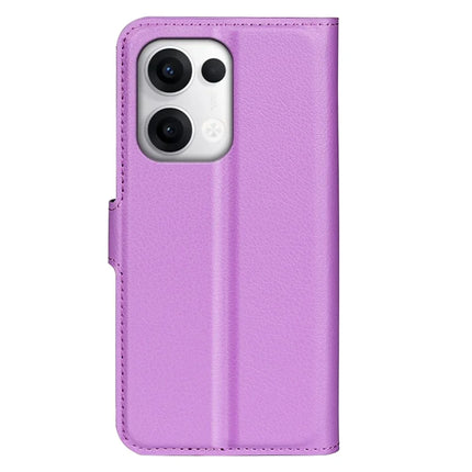 For Oppo Reno13 Pro 5G Case Litchi Texture Shockproof Leather Wallet Phone Cover