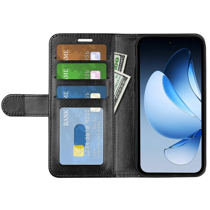 For Oppo Reno13 Pro 5G Wallet Case Crazy Horse Texture Stand Leather Phone Cover